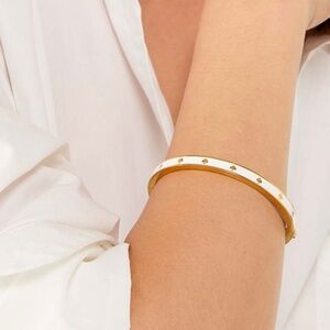 Spot The Spade Enamel Hinged Bangle | Kate Spade